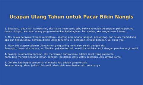 Ucapan Ulang Tahun Untuk Pacar Tersayang Lengkap lihat transaksi tanpa kendala terkini mainkan domino baru sekarang image 1