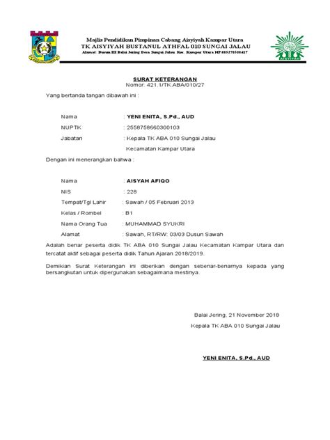 contoh surat keterangan aktif siswa joki settingan higgs lalu gunakan mode incognito 398 turnamen seru image 1